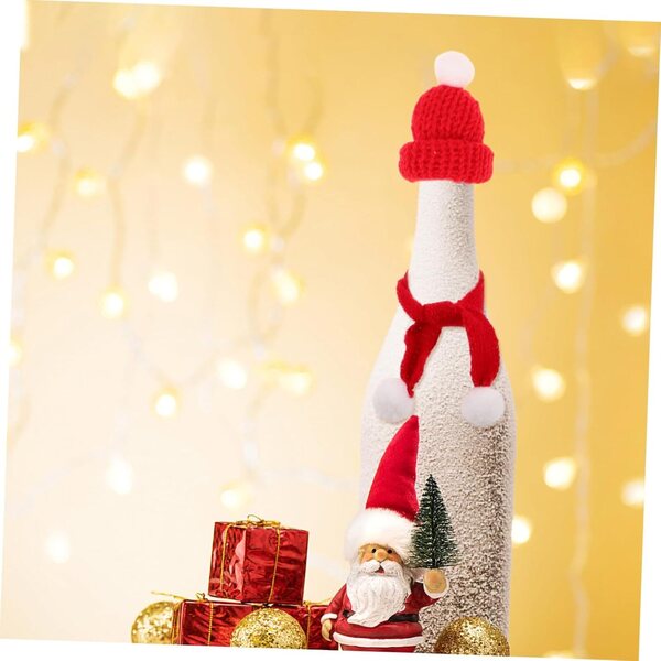 Set di 40 Accessori Natalizi per Bambole: Cappelli e Sciarpe Invernali Tricotati