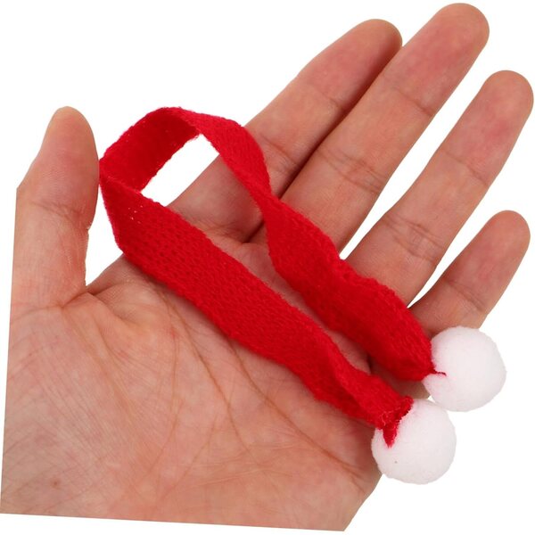 Set 40 Accessori Natalizi Mini Cappelli e Sciarpe per Bambole - Moda Invernale Festiva