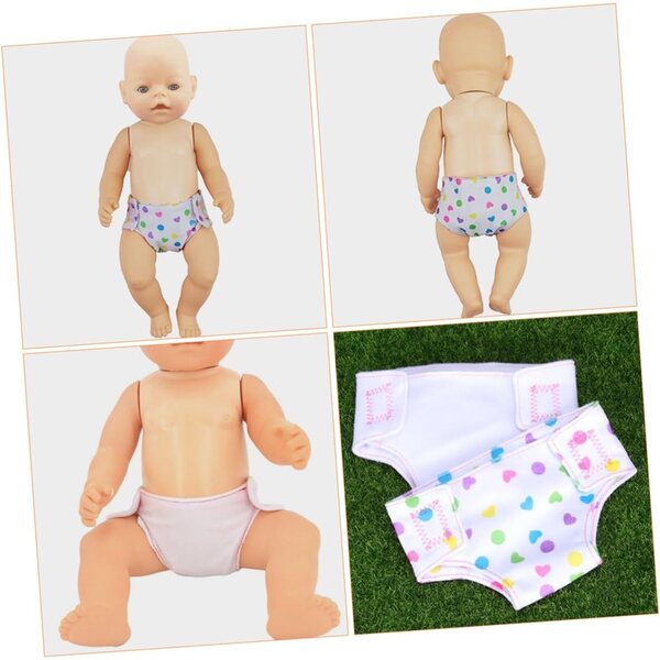 Set 8 Pezzi Mini Culottes per Bambole – Accessori Intimi in Tessuto Colorato
