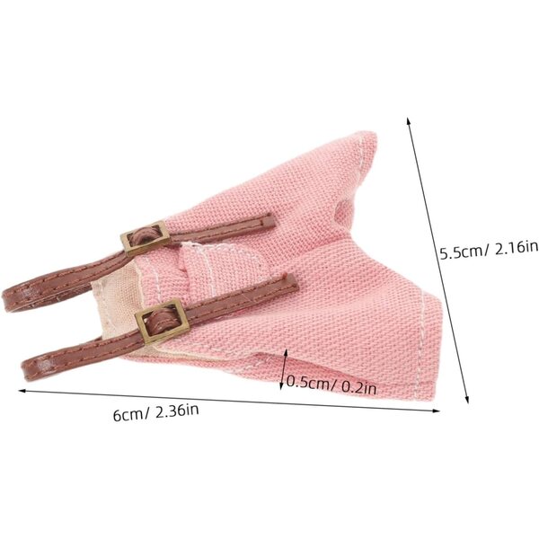 Salopette rosa per bambole – pantaloni comodi e fashion per gioco e feste