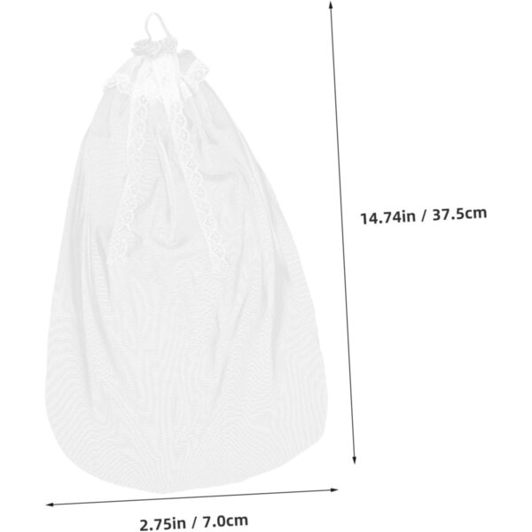 Voile da Sposa in Tulle per Bambole Stile Cattedrale, Accessorio Leggero Handmade