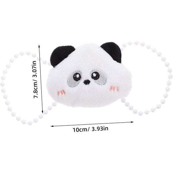 Mini zainetto Panda in peluche per bambole da 30 cm, leggero e resistente