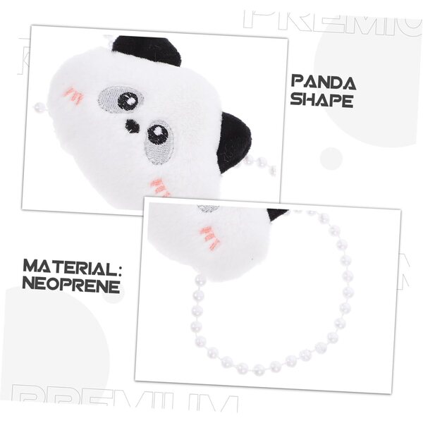 Mini zainetto Panda in peluche per bambole da 30 cm, leggero e resistente