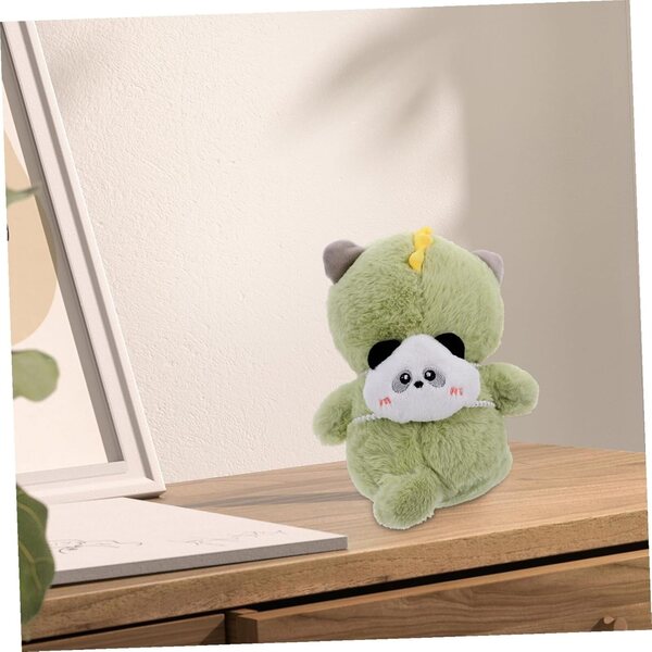 Mini zainetto Panda in peluche per bambole da 30 cm, leggero e resistente