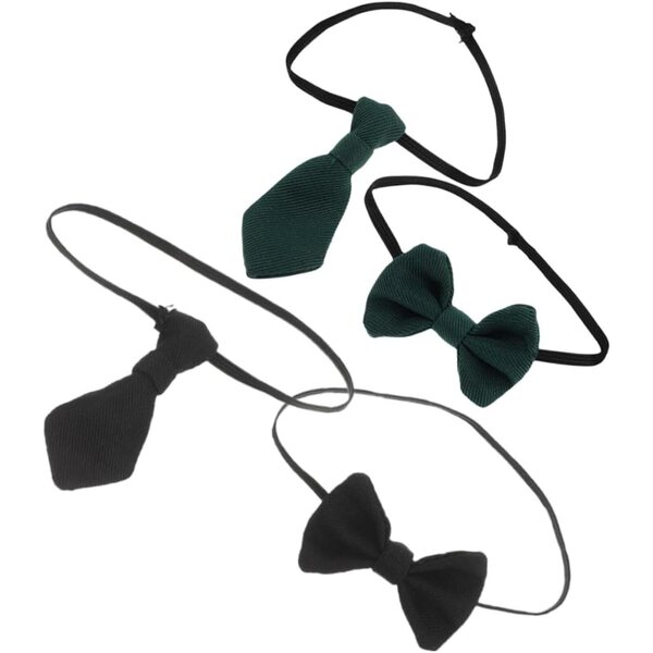 Set di 4 Mini Cravatte e Nodi in Cotone per bamboles 20 cm Accessori Decorativi