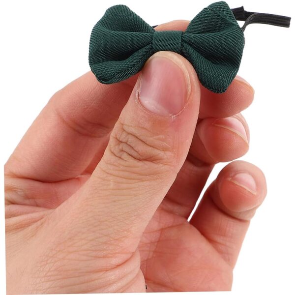 4 Pezzi Mini Cravatte e Nodi in Tessuto per Casa delle Bambole, Accessori Eleganti