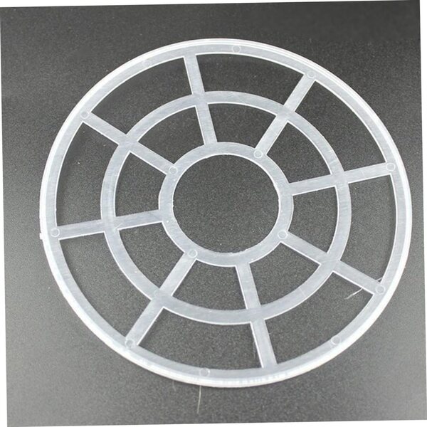 Cerceau di Jupon in Plastica per Bambole 11 cm - Set 12 Pezzi Supporto Elegante