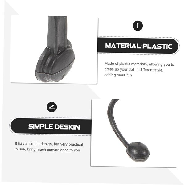 Set Mini Accessori per bambole: Casco, Microfono e Occhiali per Decorazione e DIY