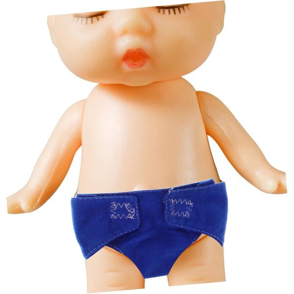 Set 4 Culottes per bambole con Chiusura Velcro Accessori Realistici per Bambini