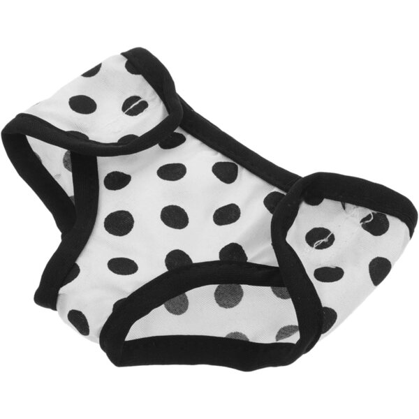 ORFOFE Puppen-Hosenhose mit Punkten aus Baumwolle, 13,5 x 10 cm, für Puppensimulationsspiel