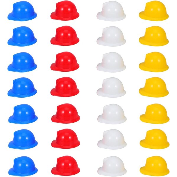 40 mini caschi di sicurezza colorati per bambole e animali, accessori creativi