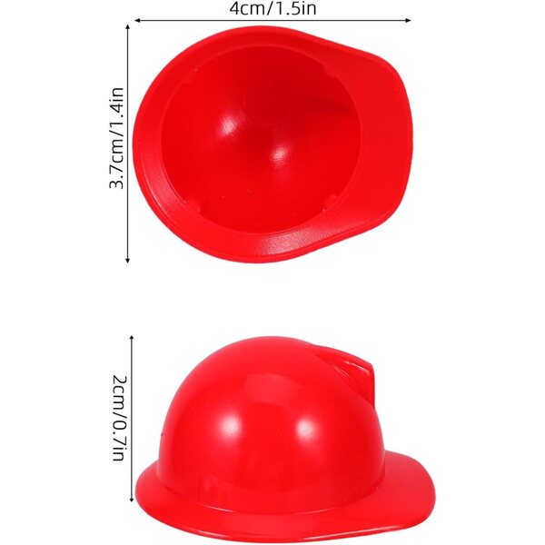 40 mini caschi di sicurezza colorati per bambole e animali, accessori creativi