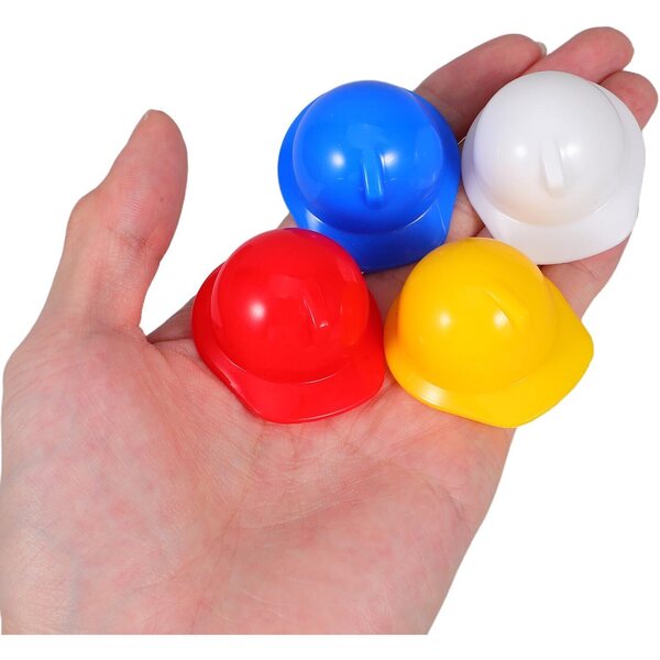 40 mini caschi di sicurezza colorati per bambole e animali, accessori creativi