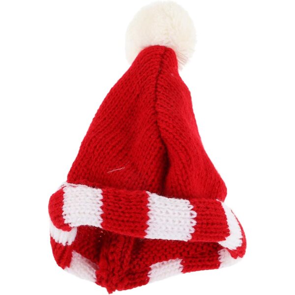 Mini Bonnet In maglia Rouge in Lana per bambole 18 cm Accessorio DIY Decorativo