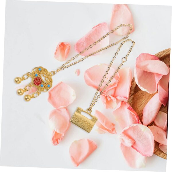 Collane Miniature Dorate per Bambole 1:6 - Accessori Gioielli Bambini FUNNETOYU