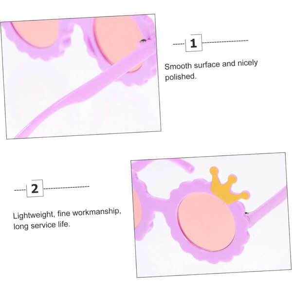 5 Mini Occhiali da Sole Colorati per Bambole - Accessori Resistenti e Leggeri