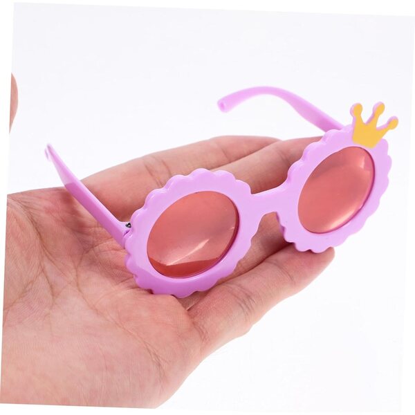 5 Mini Occhiali da Sole Colorati per Bambole - Accessori Resistenti e Leggeri