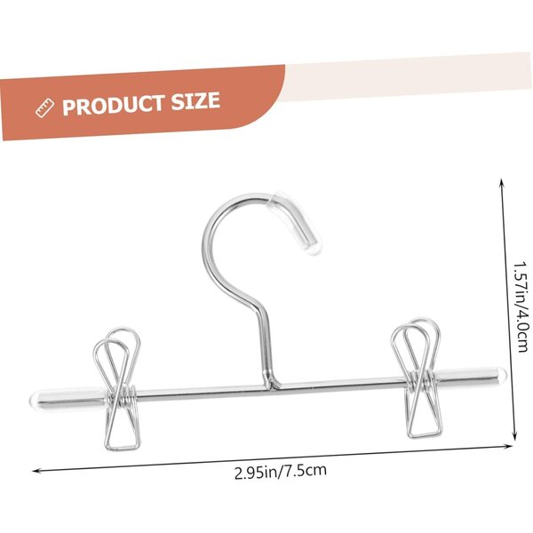 Set mit 5 Mini-Gürteln aus silbernem Eisen für Puppenkleidung, robust und dekorativ