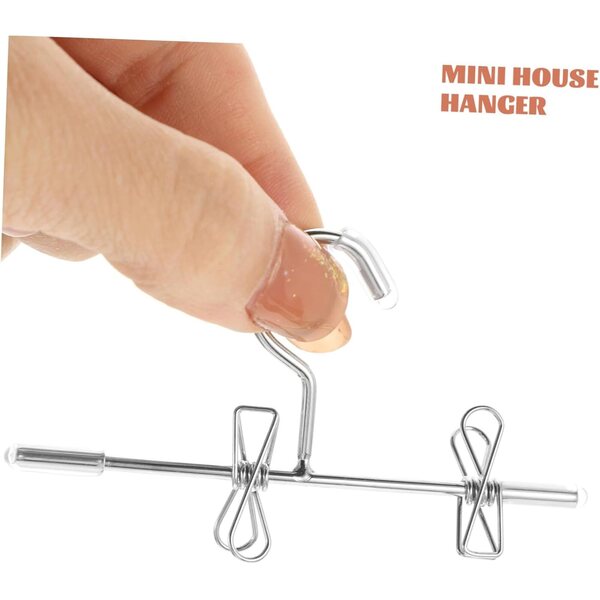 Set mit 5 Mini-Gürteln aus silbernem Eisen für Puppenkleidung, robust und dekorativ