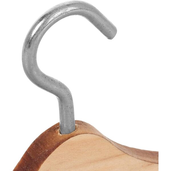 Set 10 Mini Cintres in Legno per Bambole Robusti e Compatti Accessori Miniatura