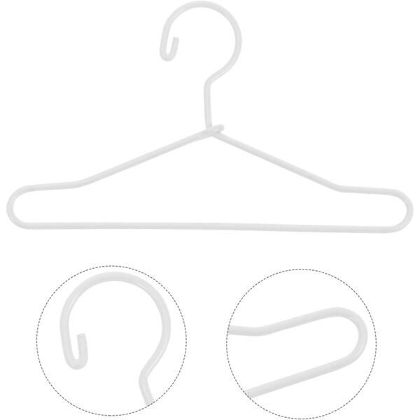 Set mit 20 Mini-Gürteln aus weißem Metall, 6,5 cm, für Puppenkleidung – perfekte Organizer