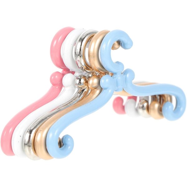Set 25 Mini Cintres in Lega di Zinco Colorati per Abiti di Bambole e Miniature