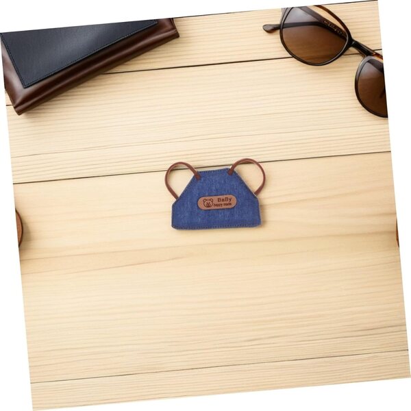 Set mit 4 Mini-Jeanstischchen für Puppen – Vintage-Modeaccessoires für Puppenhäuser