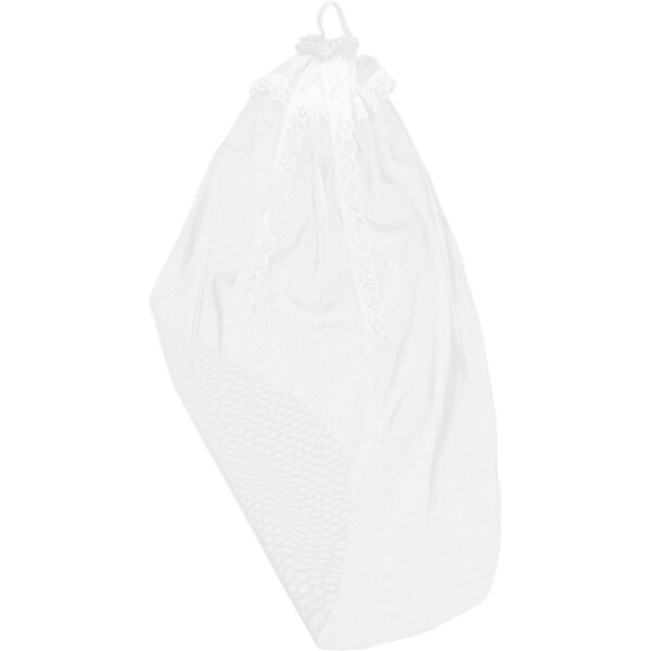 Voile da Sposa per Bambole in Tulle e Pizzo Mini Accessorio Elegante 37,5x7 cm