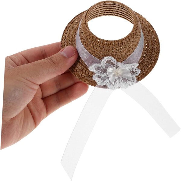 Set 4 Mini Cappelli a Cilindro per Bambole - Accessori Decorativi e Giochi Creativi