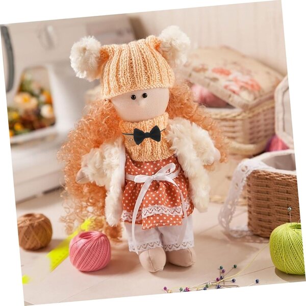 Set mit 4 Mini-Krawatten und -Knoten für Puppen, elegante und anpassbare Accessoires