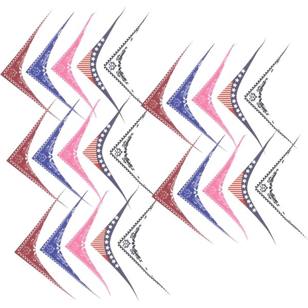25 Mini-Foulards Doux Colorés für Puppen und kunsthandwerkliche Stoffdekorationen