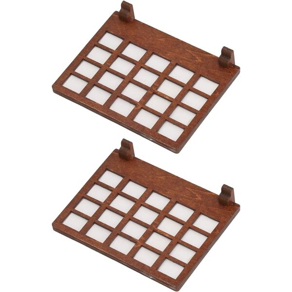 Schermo in Legno Tiglio 1/12 per Casa delle Bambole Miniatura - Decorazione Dettagliata