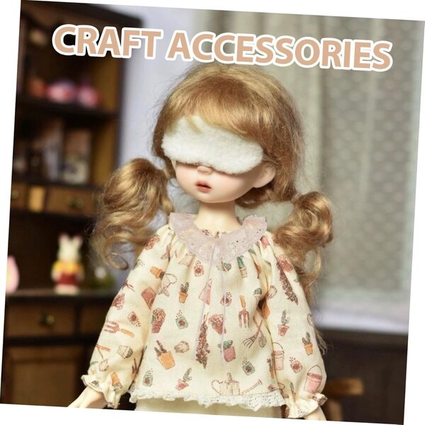 Sewroro 4 Collari Miniature in Pizzo Vintage per Bambole - Colletto Decorativo in Poliestere