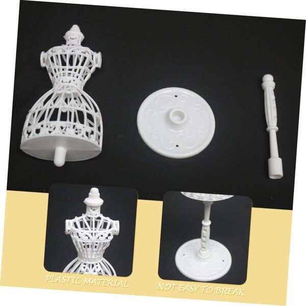 Set 8 Supporti Mini Manichini in Plastica per Vestiti di Bambole - Robusti e Creativi