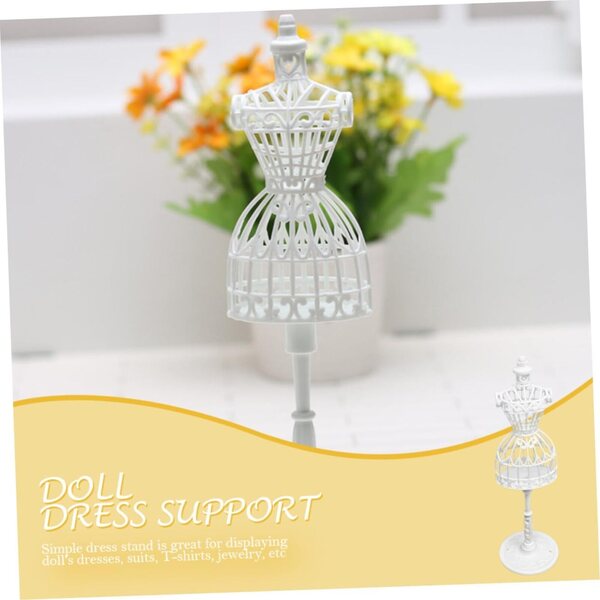 Set 8 Supporti Mini Manichini in Plastica per Vestiti di Bambole - Robusti e Creativi