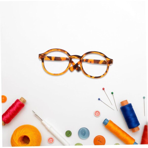 Set 4 Mini Occhiali da Sole per Bambole - Accessori Costume in Plastica Colorati