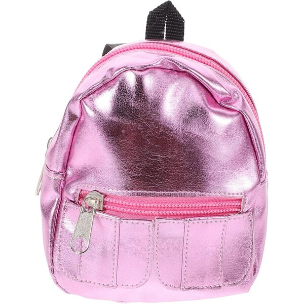 Mini Pink Sac à Dos für Puppen 11x11x5 cm Dekorativ und multifunktional