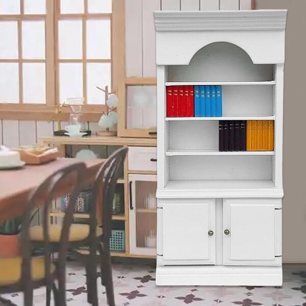 Armadietto da parete in legno per casa delle bambole scala 1:12, mobile cucina miniatura