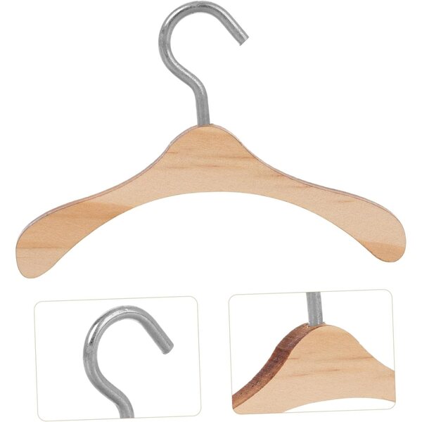 Set mit 10 Mini-Holzgürteln für Puppenkleidung 7,5 cm – Miniatur-Wohnaccessoires