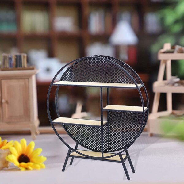 Scaffale miniatura casa delle bambole 1:12 in PLA, espositore realistico 15x3,2x17,8 cm