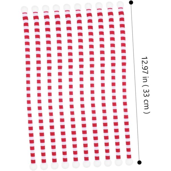 10 Mini Foulards Decorativi in Peluche per Bottiglie, bamboles e Progetti DIY