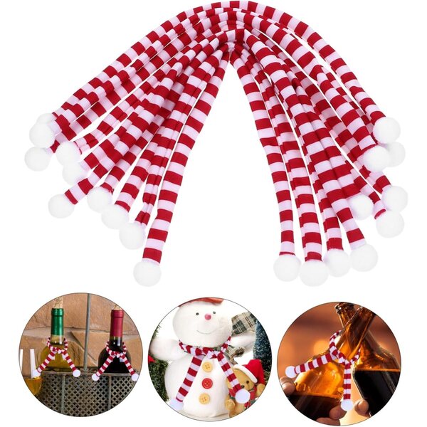 Set 10 Mini Foulards Decorativi per bambole e Bottiglie - Accessori DIY Kawaii