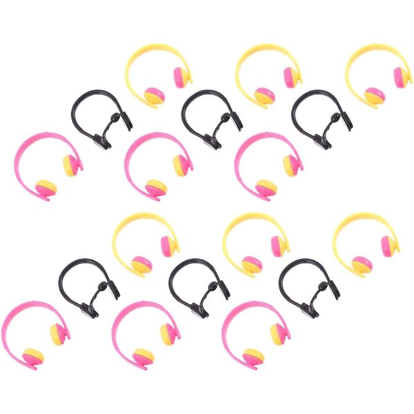 80 Pezzi Mini Occhiali da Sole e Cuffie per Bambole, Accessori Decorativi Realistici