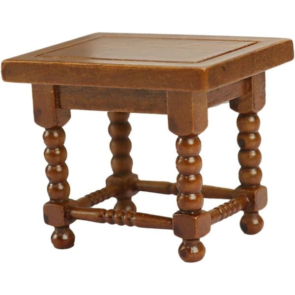 BESPORTBLE Tavolino in Legno Miniatura 5,4x4,5x3,9 cm per Casa delle Bambole