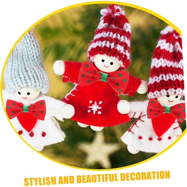 Mini Nodi Decorativi in Tessuto Rosso - Set da 30 per Bricolage e Decorazioni DIY