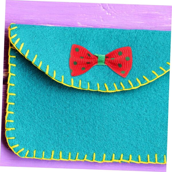 Mini Nodi Decorativi in Tessuto Rosso - Set da 30 per Bricolage e Decorazioni DIY