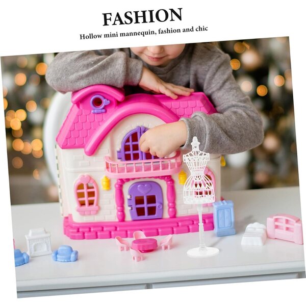 Toddmomy Set 6 Manichini Cavi Mini per Abiti Bambole Accessori Creativi