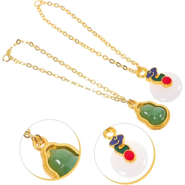 Set 2 Collane Miniature per Bambole - Accessori Leggeri e Eleganti 1:6