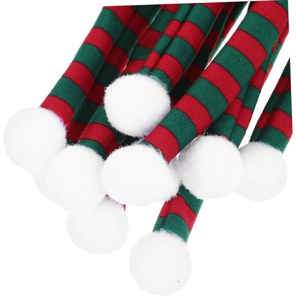 Set 10 Mini Foulards Decorativi in Tessuto per Botti e Pupazzi, Idea Regalo Natalizia