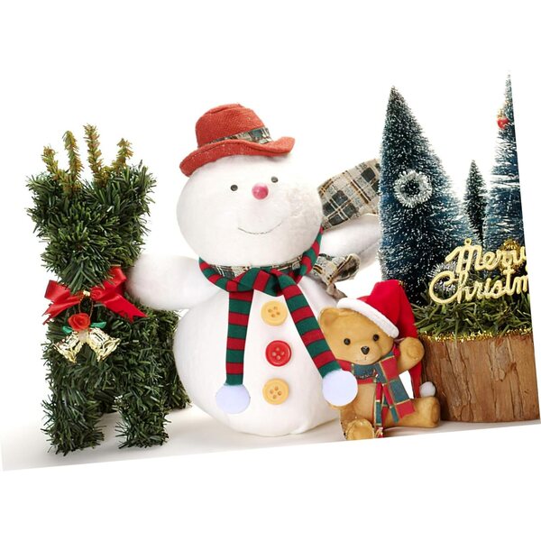 10 Mini Sciarpe Rayées Rouge et Vert in Peluche per Decorazioni Natalizie Fai-da-Te